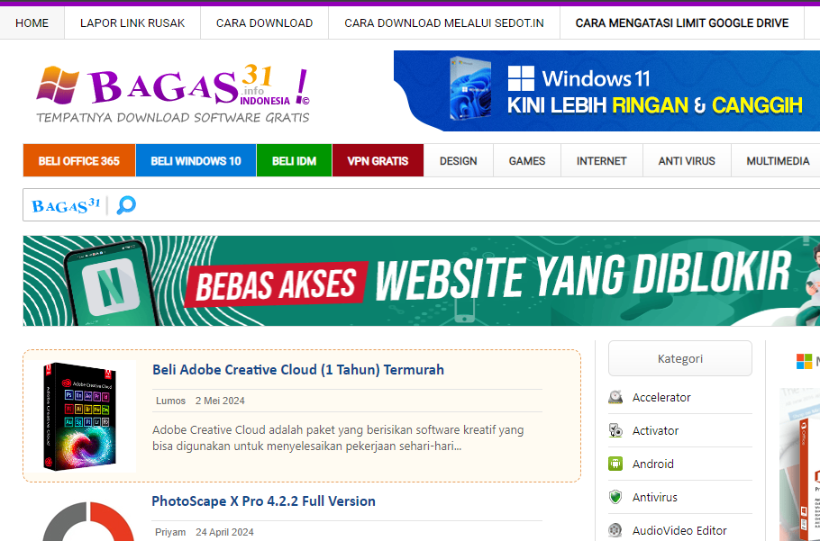 Situs Rekomendasi Bagas31