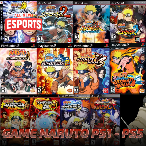 Alur Cerita Game Naruto dari PS1 Hingga Sekarang - All News Esports