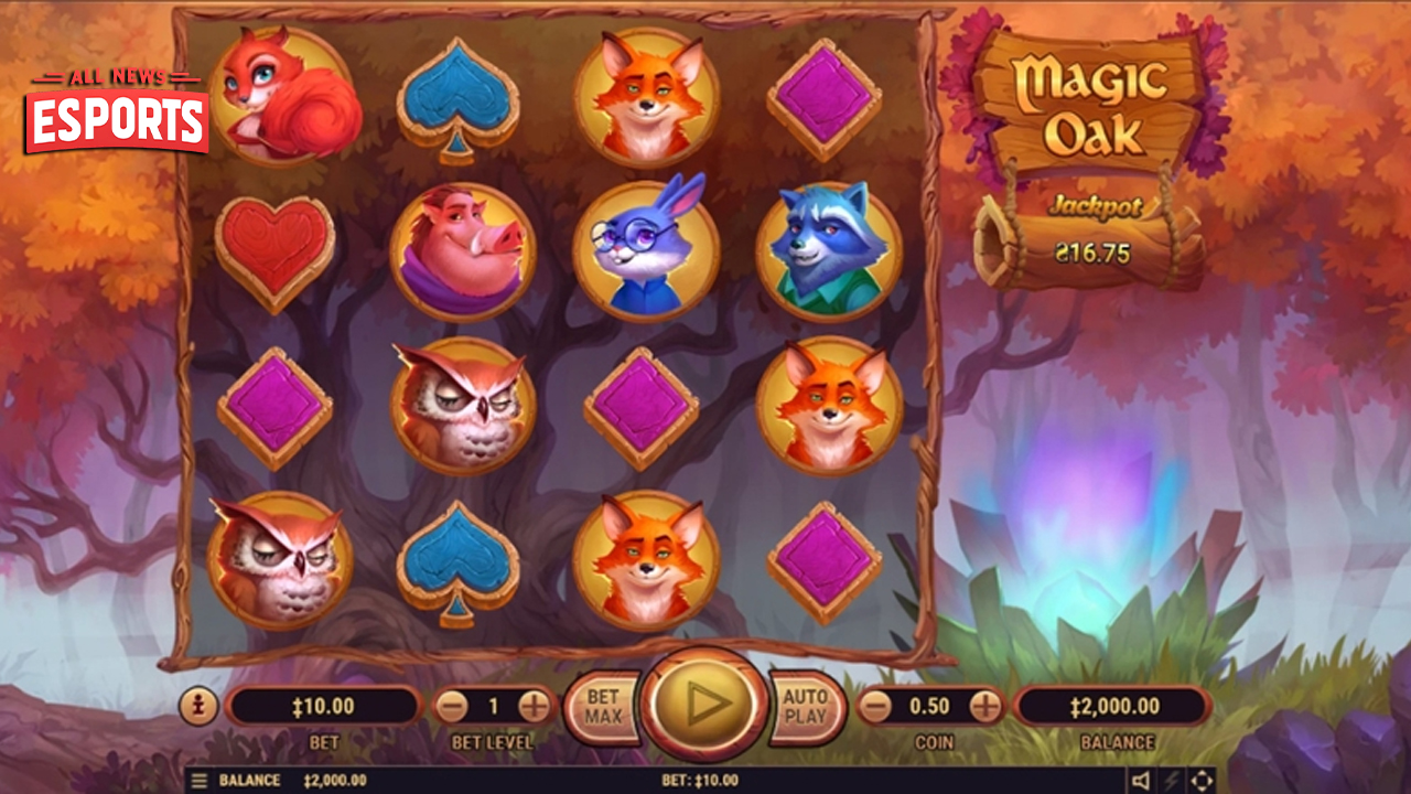 Auto Cuan di Hutan Misterius! Mainkan Slot Magic Oak Sekarang!